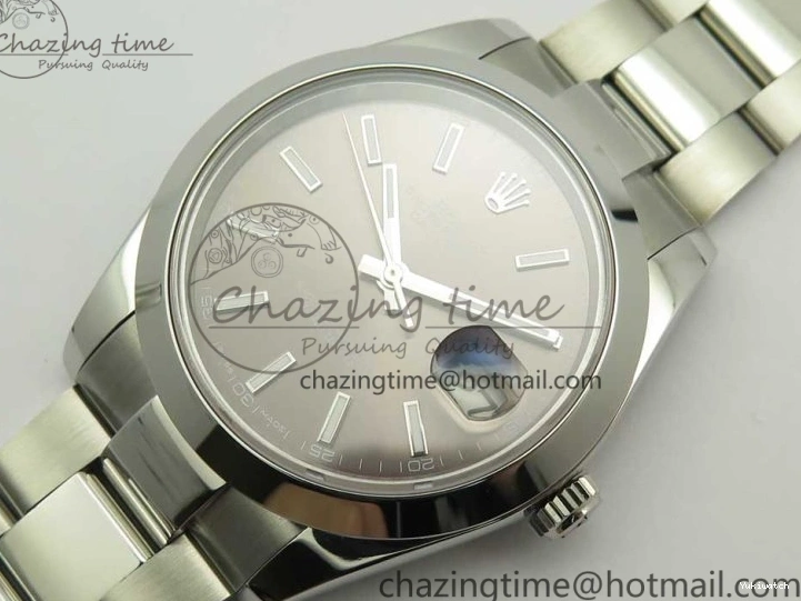 DateJust Best Dial Gray BP Sticks on 126334 41mm Bracelet Makers 1:1 SS Oyster II Edition 0808